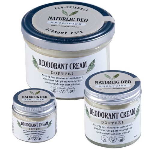 Naturlig Deo – Ekologisk deodorant cream Doftfri
