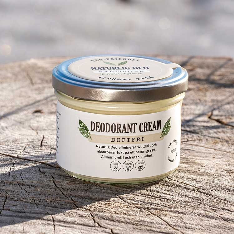 Naturlig Deo – Ekologisk deodorant cream Doftfri