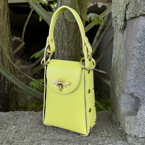 Handväska – The Bee Bag, ljusgul