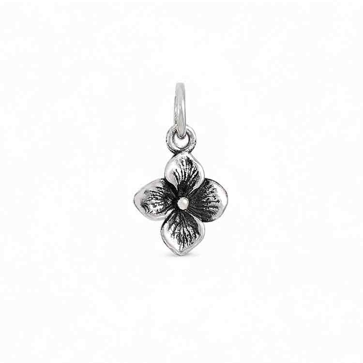 Hänge – Hortensia, silver