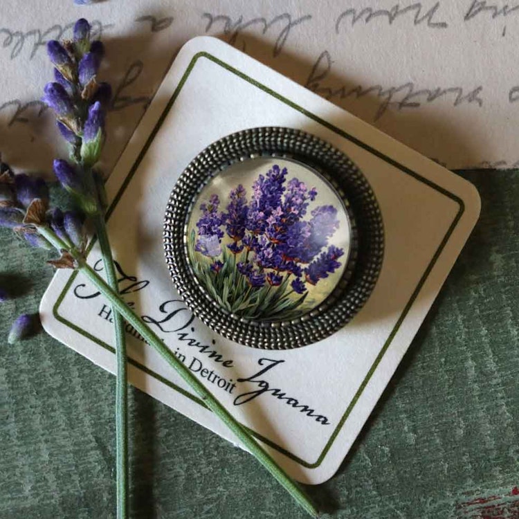 Brosch – Lavendel