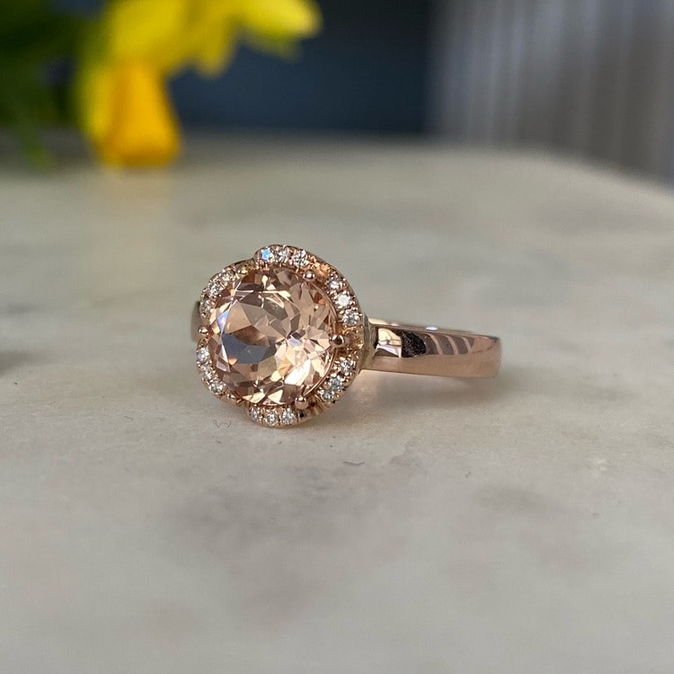 FLORAL BY Sofia Falk RING - Morganit