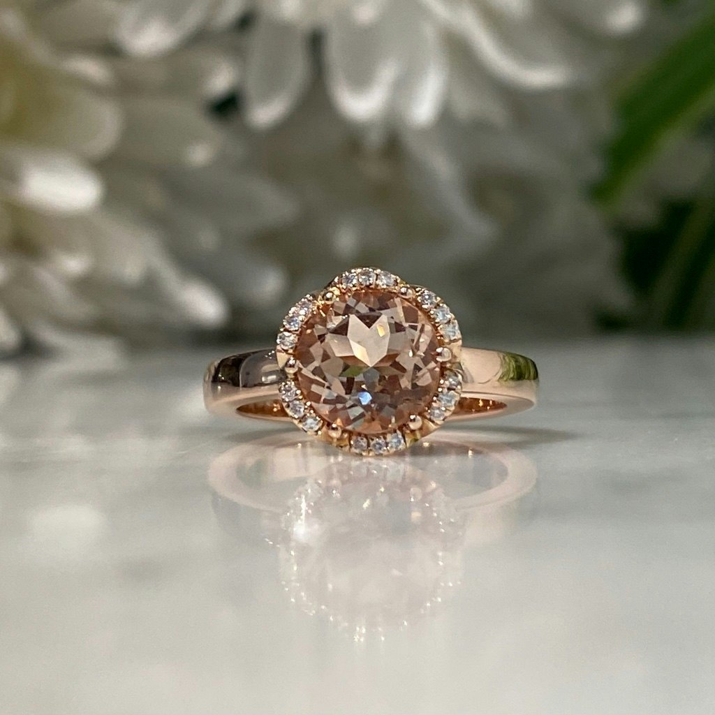 FLORAL BY Sofia Falk RING - Morganit