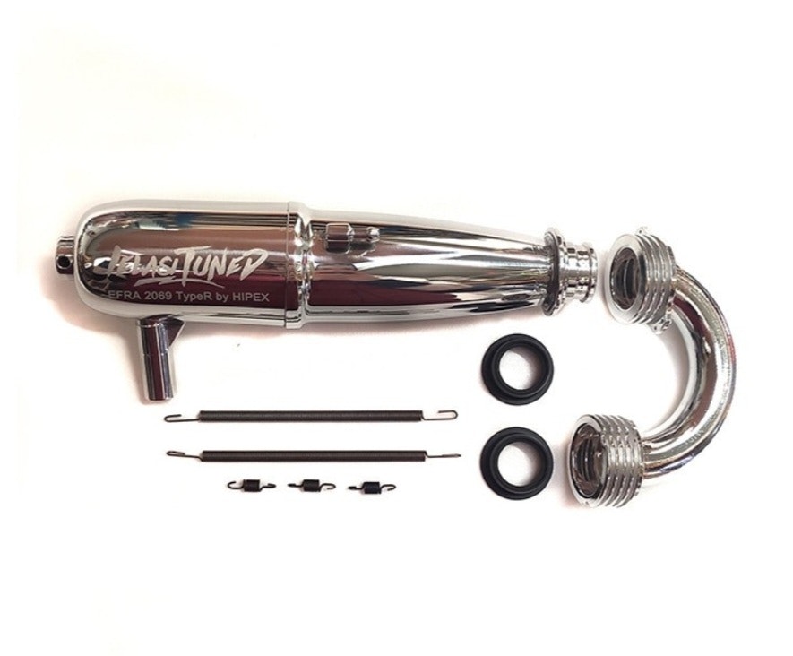 Ielasi Tuned Pipe Kit In-Line 1/8 .21 GT 3.5cc EFRA 2069 GTR + Manifold IT-GTR