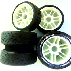 KISS EVO Rain Tires 1/8 Track  (Standard) 1 Runde (4 dekk)