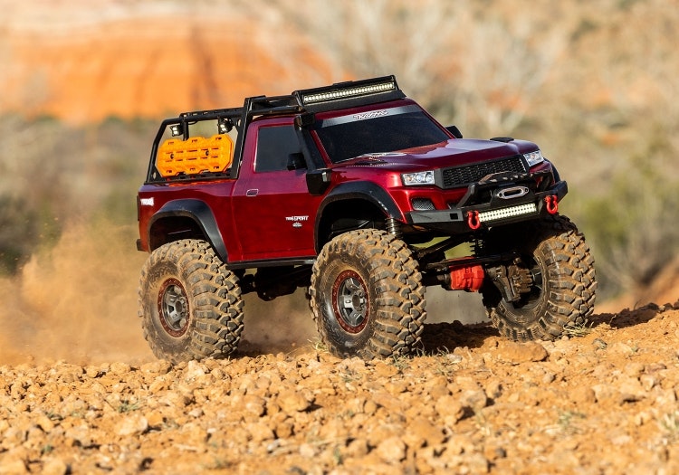 TRAXXAS TRX-4 SPORT SCALE CRAWLER HIGH TRAIL TRUCK 1/10 RTR RØD