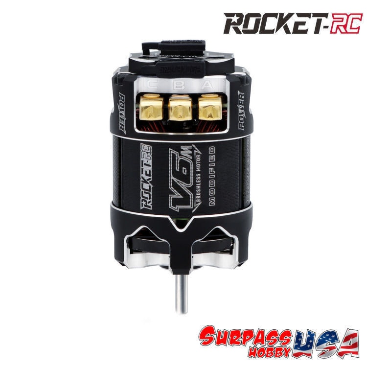 Rocket-RC V6M Modified 4.0T Sensored Brushless Motor