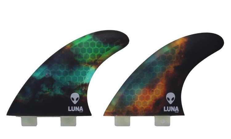 Lunasurf fins Double Tab size Large passer FCS-1