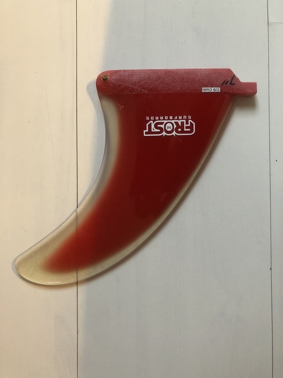 Frost Longboard finne 7´´ Red