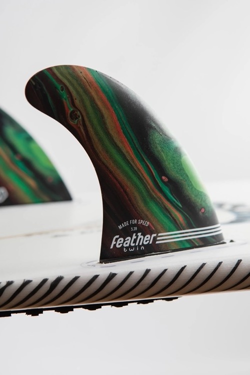 Featherfins PERFORMANCE TWIN FIN COLOR Future Single Tab systems