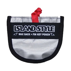 Island style WAX SACK, wax compartment & fin key pouch