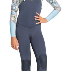 Roxy 4/3mm Marine Bloom - Front Zip Wetsuit for Girls
