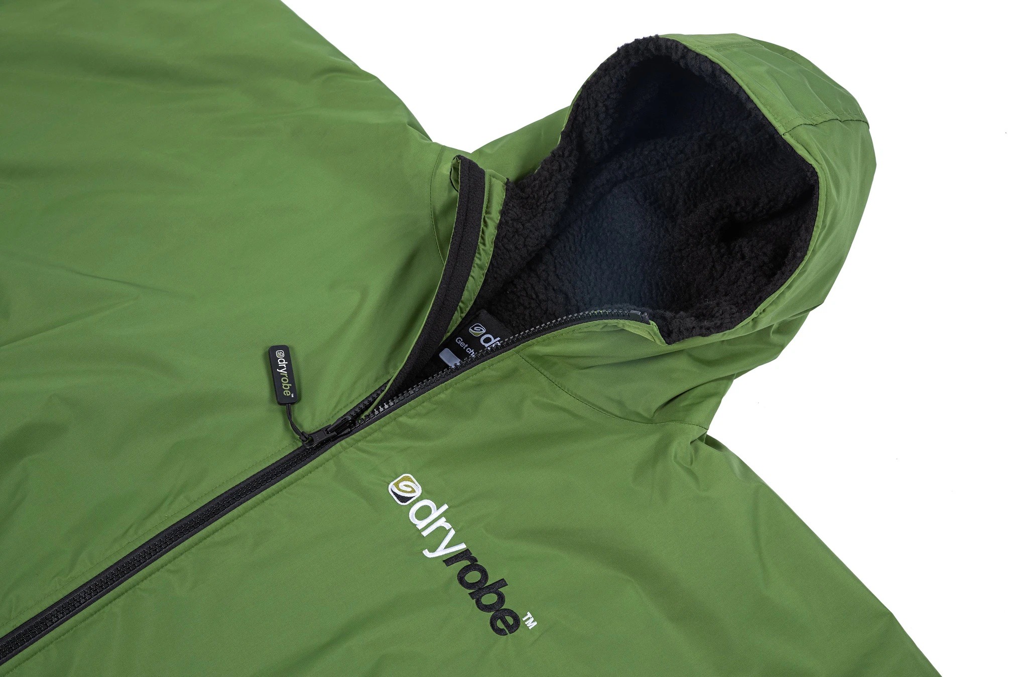 Dryrobe Advance Long Sleeve - Forest Green Black - RECYCLED