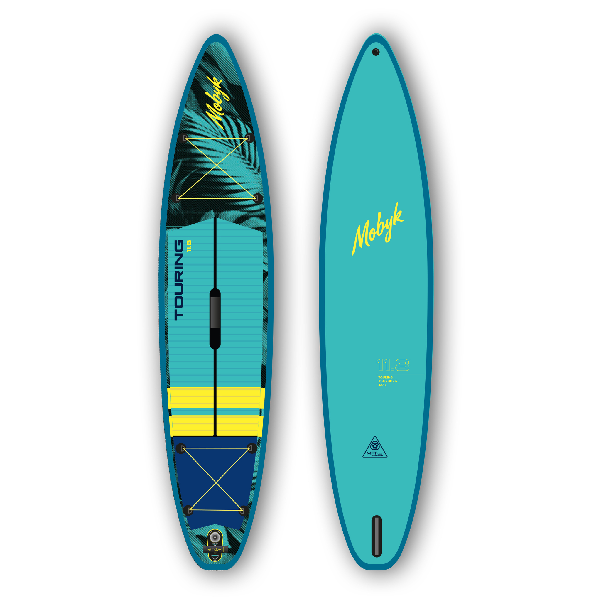 Mobyk ISUP Fusion Palm TOURING - Board Size : 11'8 PSI 18-25