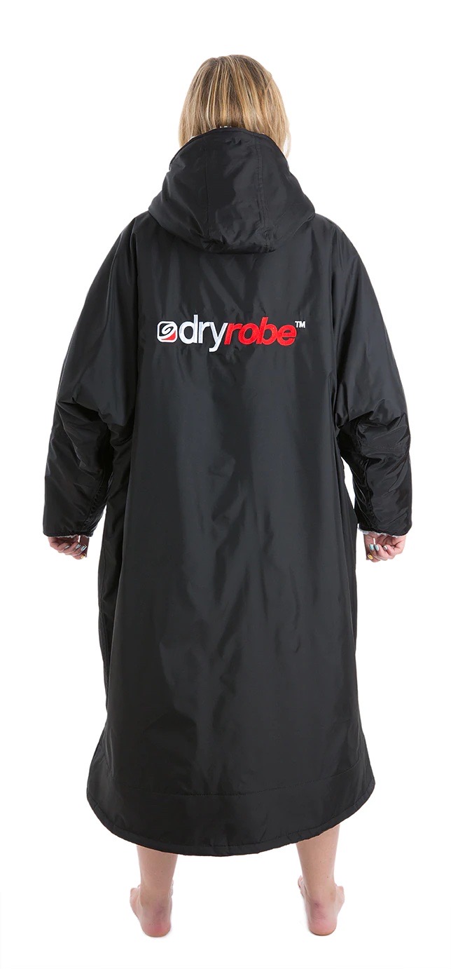 Dryrobe Advance Long Sleeve - Black Grey - RECYCLED