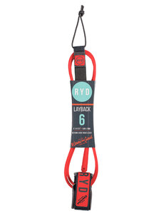 RYD True 6ft 6mm Leash Coral