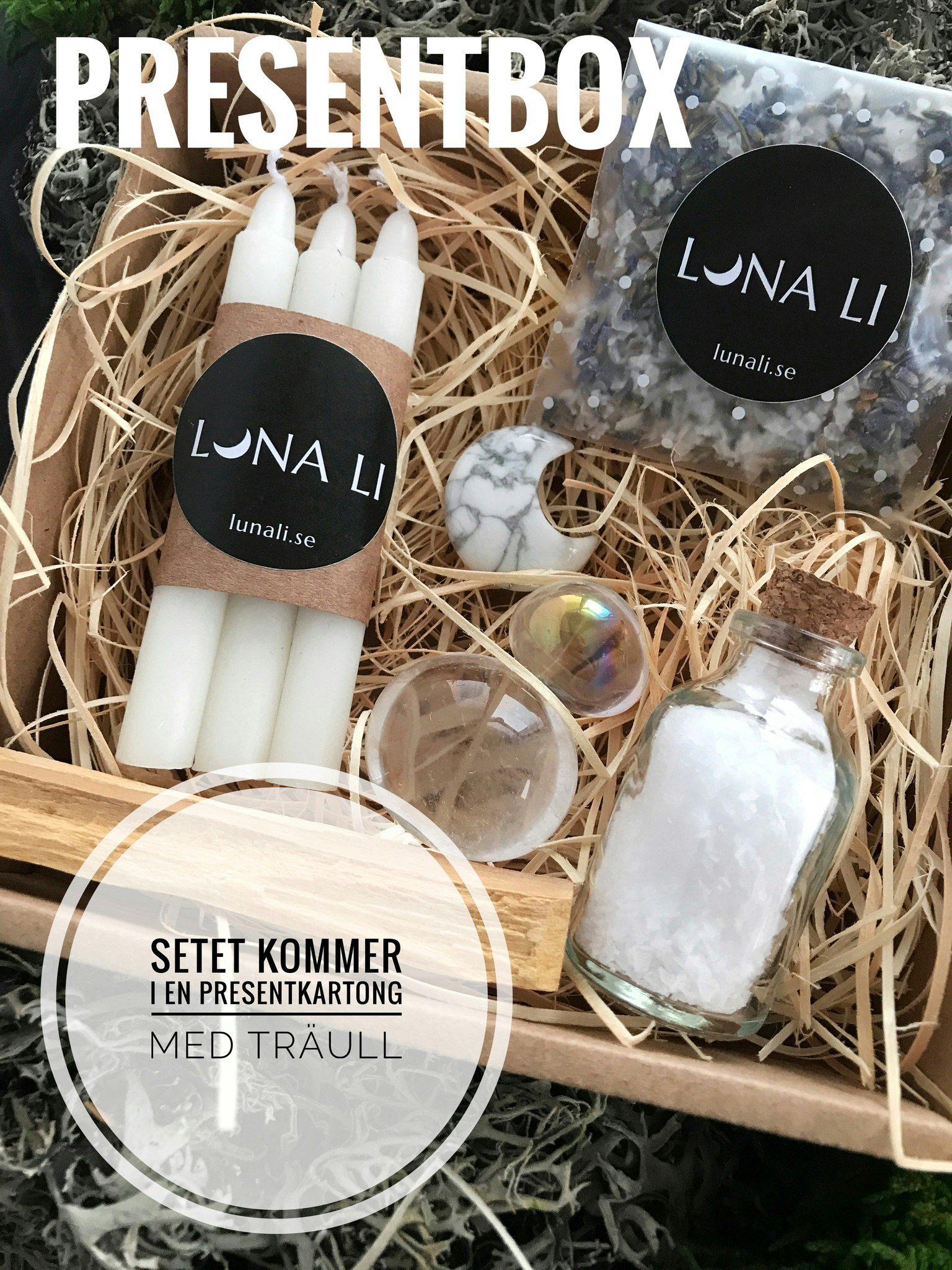 Presentbox ritualset beskydd med skyddsängel