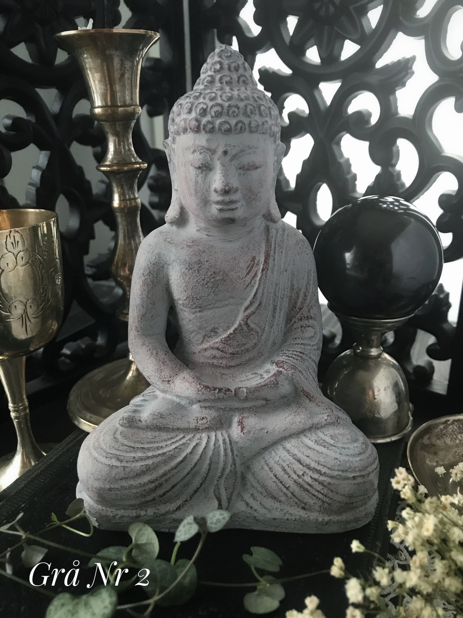 NYHET! Buddha, prydnadsfigur för altaret