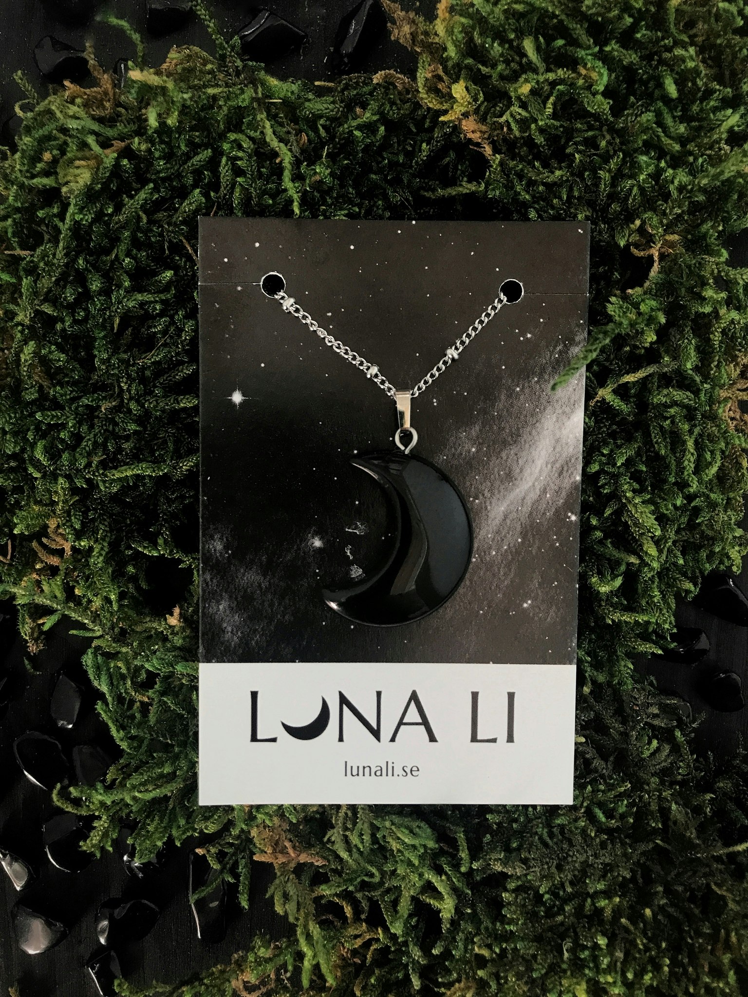 NYHET! Luna magica halsband med månskära