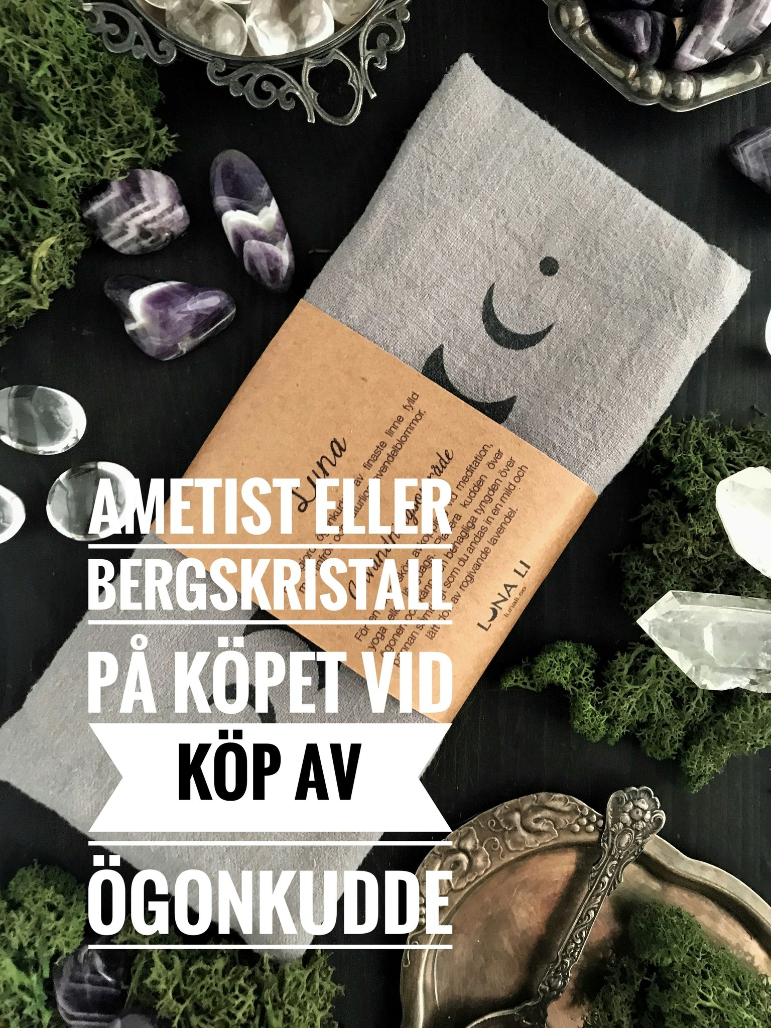 NYHET! Luna ögonkudde med lavendel, gammelrosa