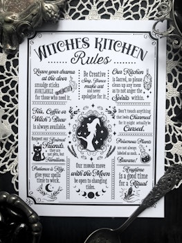 NYHET! Witches Kitchen print