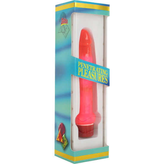 SEVEN CREATIONS SEVENCREATIONS JELLY SLIM PINK ANAL VIBRATOR