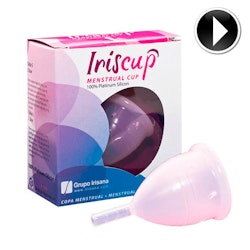 IRISCUP MENSTRUAL CUP STOR PINK