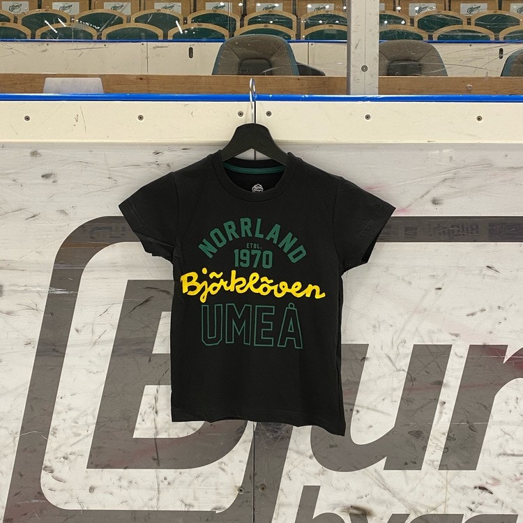 T-SHIRT NORRLAND SVART JR - Björklöven Shopen