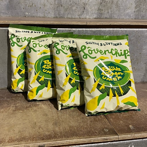 CHIPS LÖVEN SALTADE 4PACK