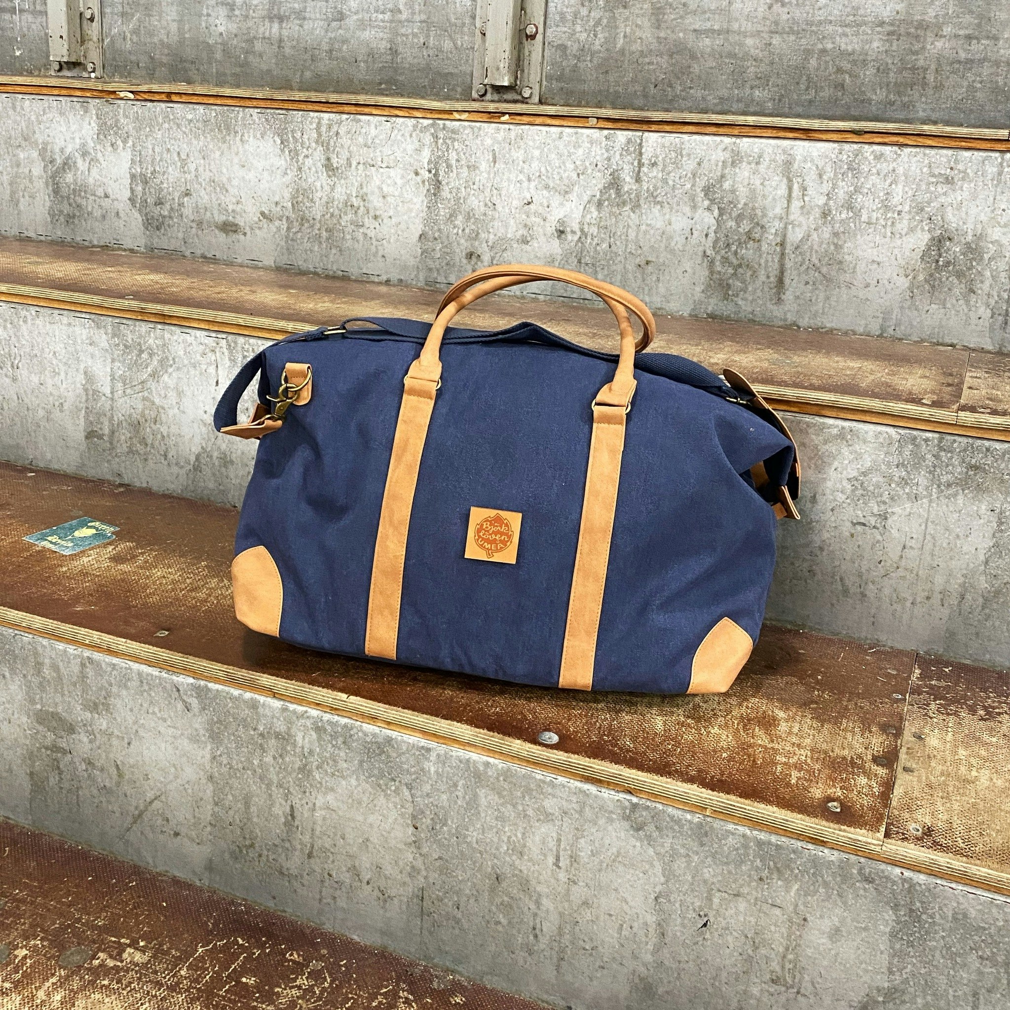 WEEKEND BAG CANVAS BLUE