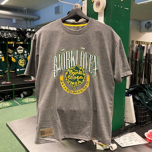 LÖVEN TEE OVERSIZED GRÅ