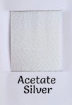 Svans V-cut 40cm- Acetate Silver