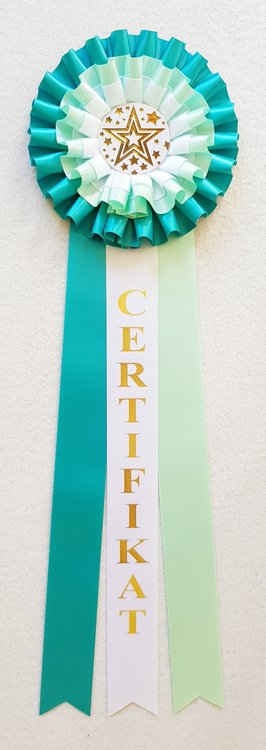 Lagerrosett CERT Certifikat