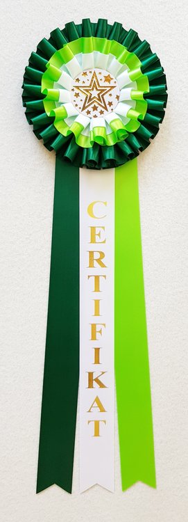 Lagerrosett CERT Certifikat