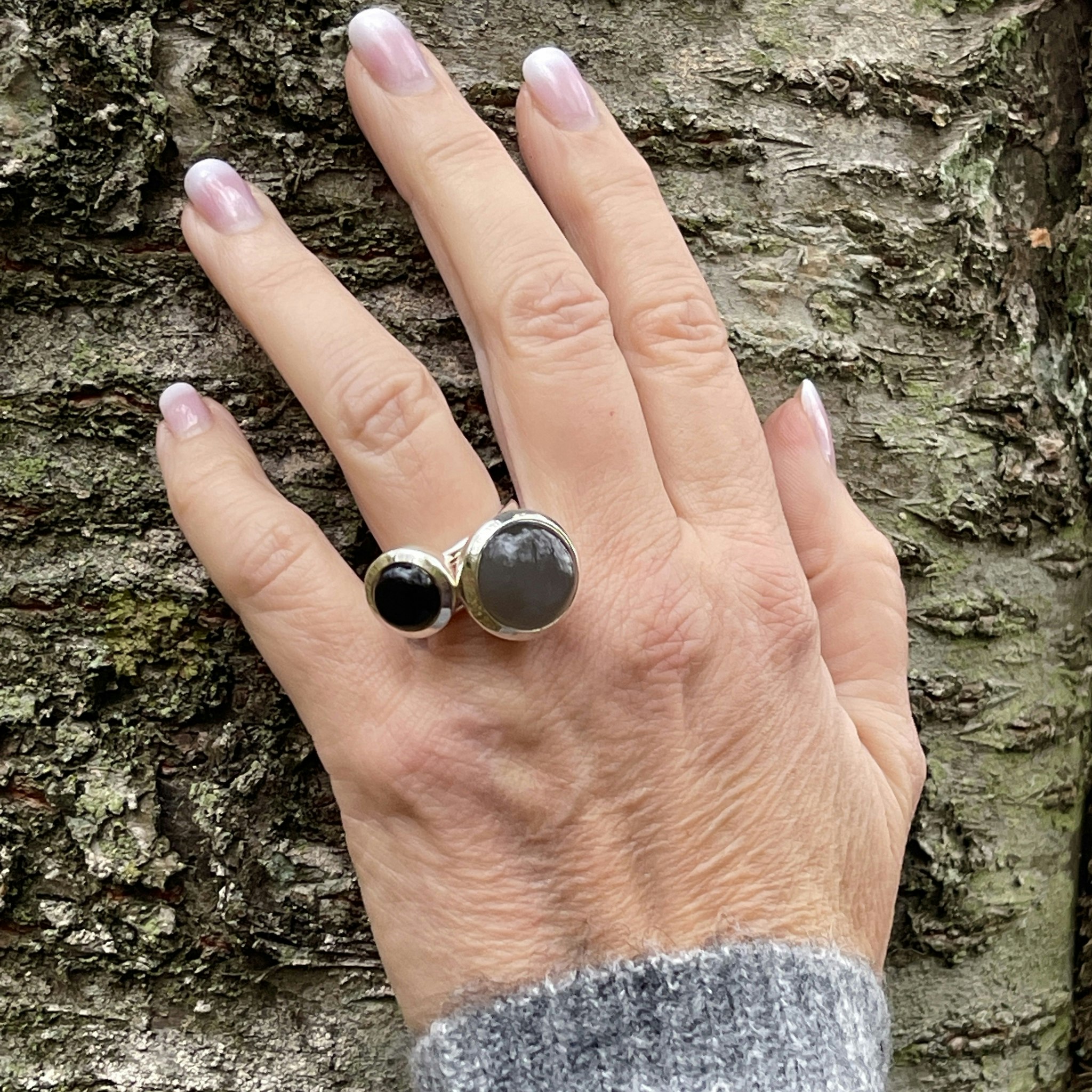 Ring HOLI Small black Onyx