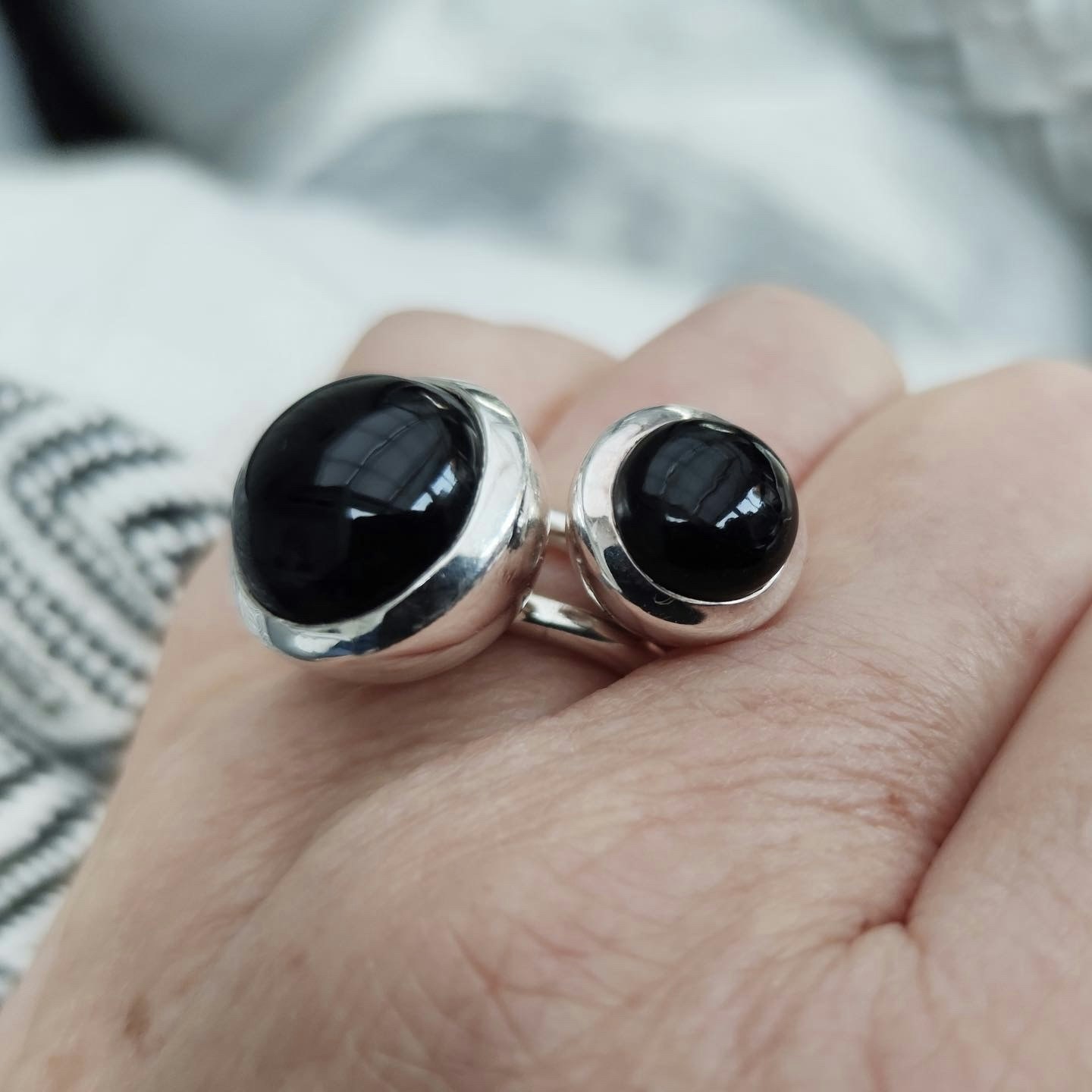 Ring HOLI Small black Onyx