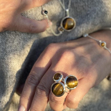 Ring HOLI Small Tiger eye