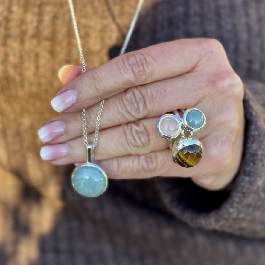 Ring HOLI Small Rose quartz