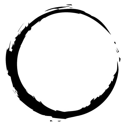 enso cirkel. enso circle