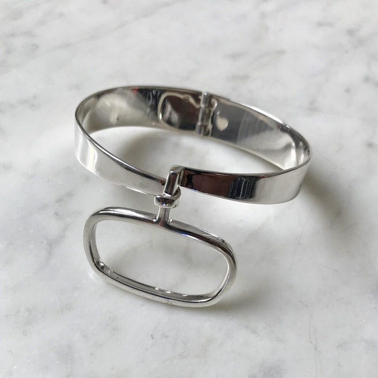 Silverarmband, 60-talslook, Silver bracelet, 60's look