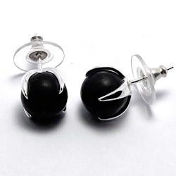 Earrings CLAW with ONYX