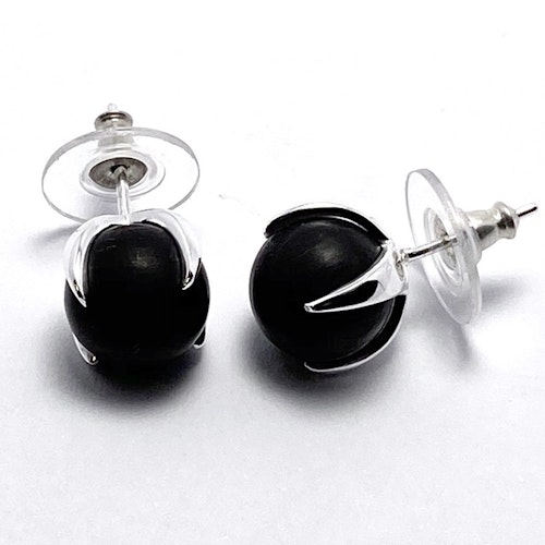 Earrings CLAW with ONYX