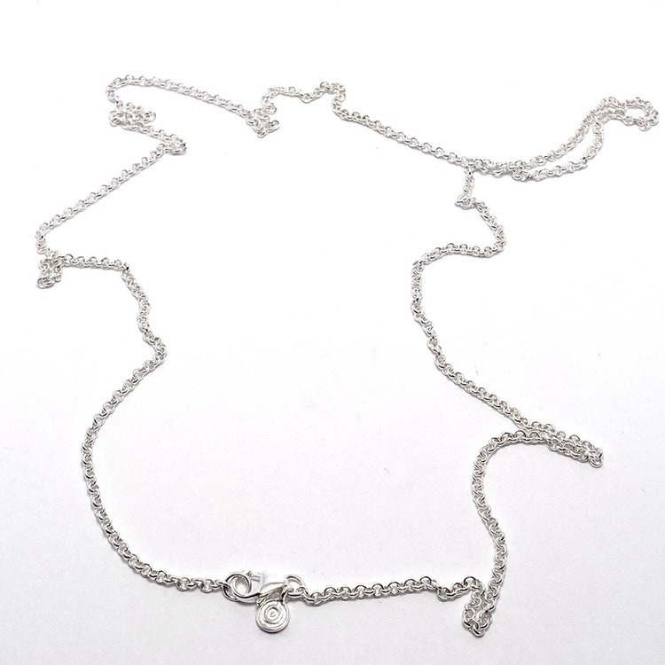 Silverkedja 60 cm. Silver chain 60 cm.