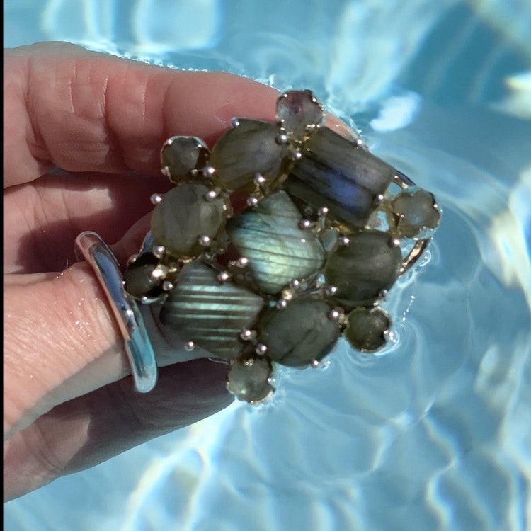 Ring US with Labradorite