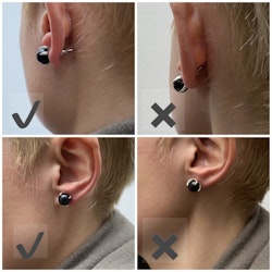 Earring backs PLUPPAR