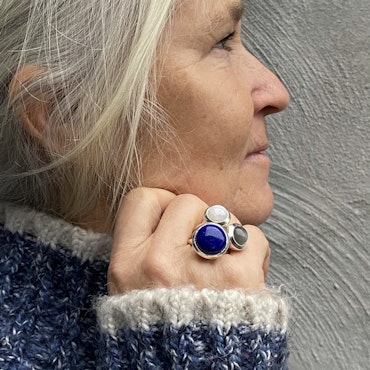 Ring HOLI Stor Lapis Lazuli