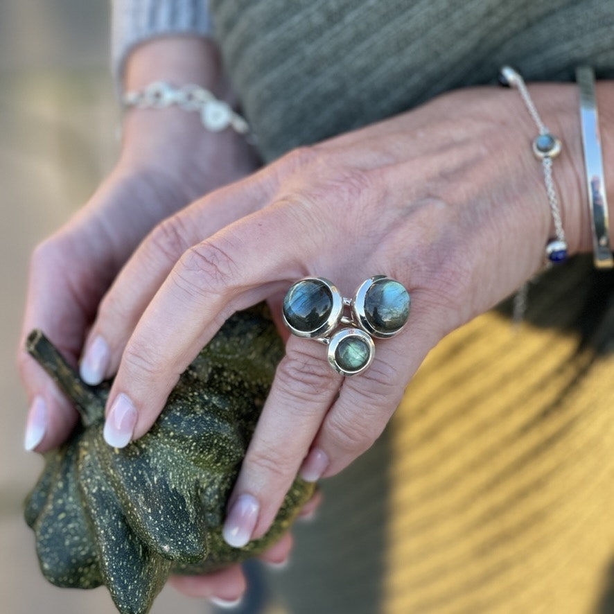 Ring HOLI Big Labradorite