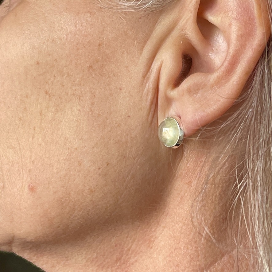 Earrings/ Studs HOLI Prehnite