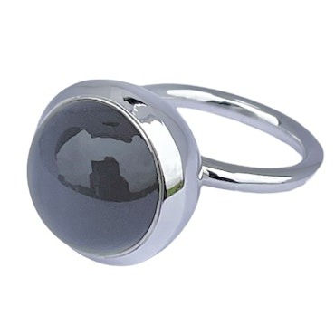 Ring HOLI Big Grey moonstone
