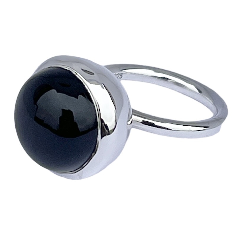 Ring HOLI Big black Onyx